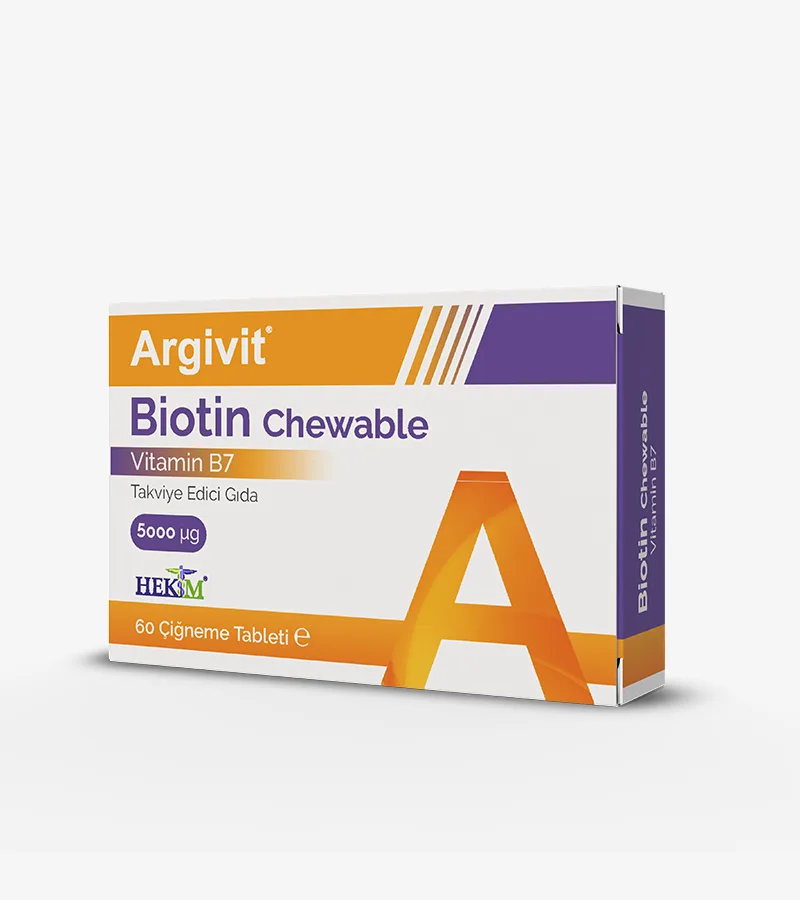 Argivit ARGİVİT BIOTIN CHEWABLE ÇİĞNEME TABLETİ