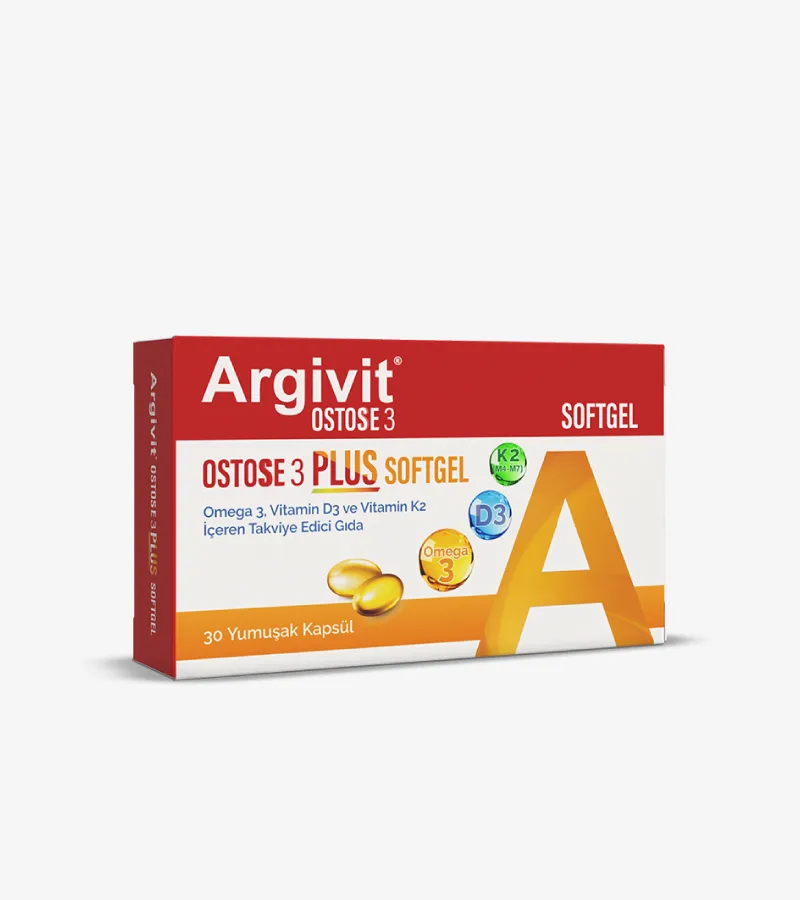 ARGIVIT OSTOSE 3 PLUS YUMUŞAK KAPSÜL