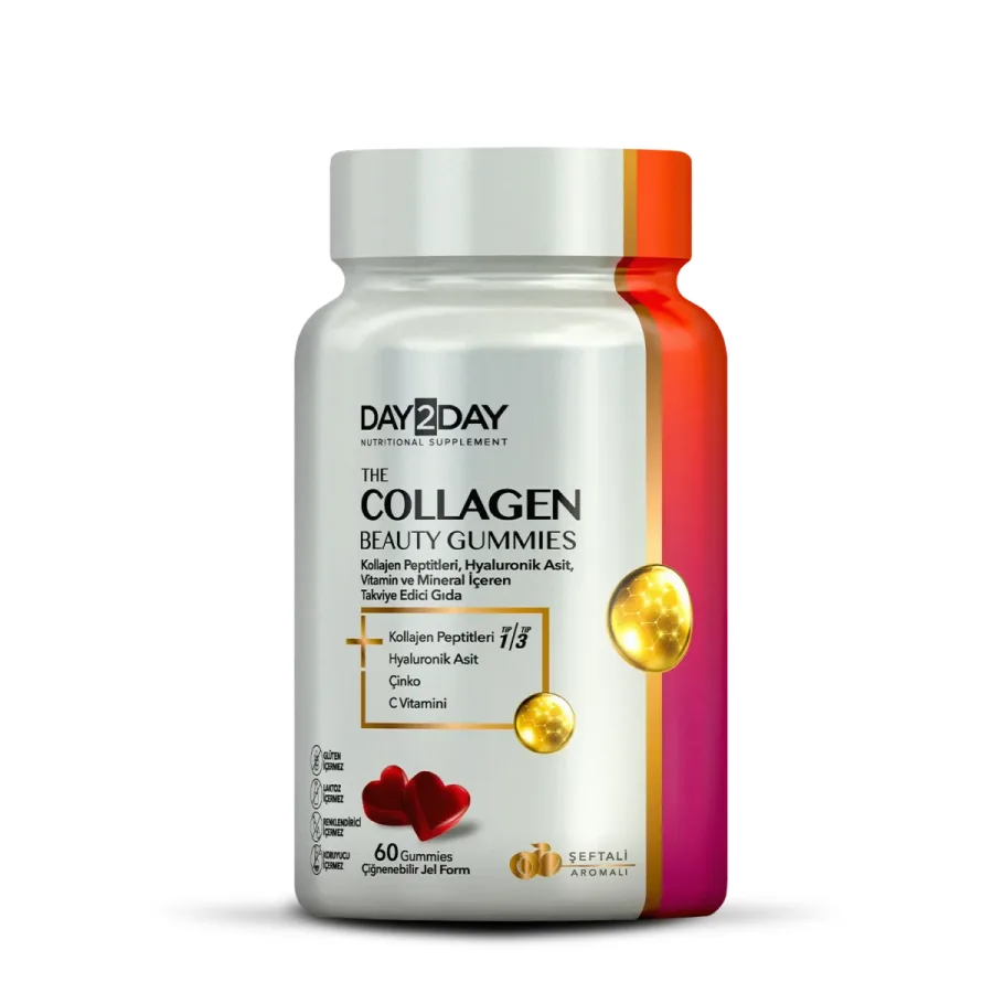 DAY2DAY THE COLLAGEN BEAUTY GUMMIES ÇİĞNENEBİLİR FORM