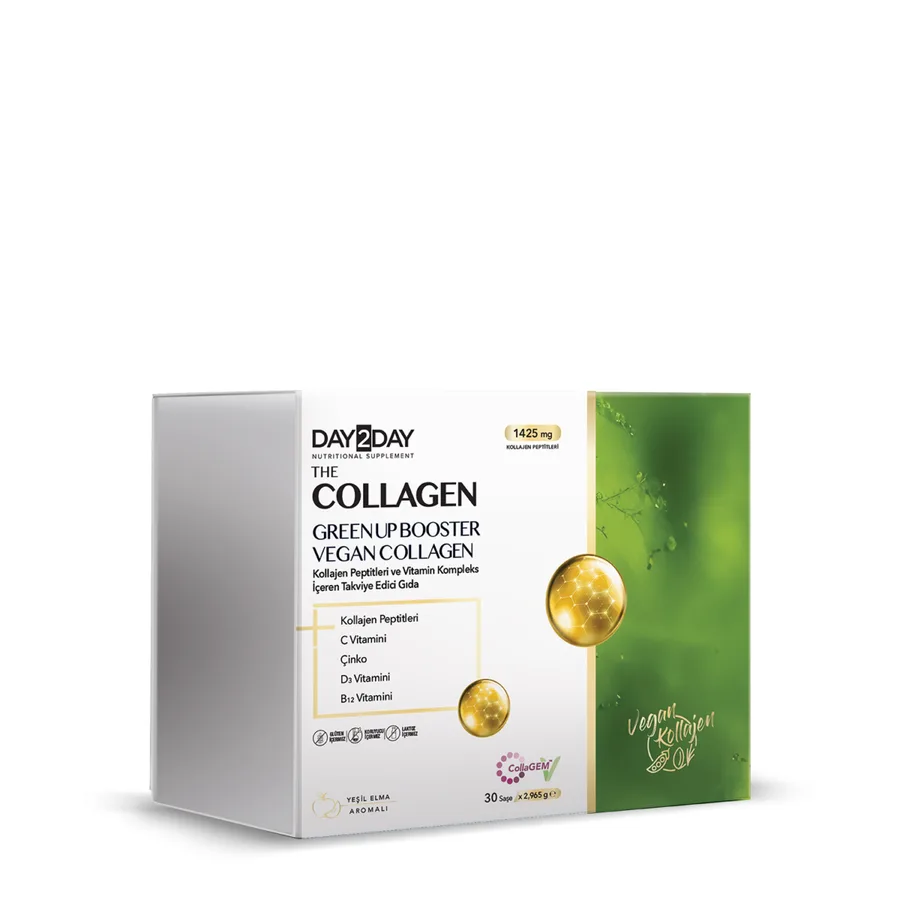 DAY2DAY THE COLLAGEN GREEN UP BOOSTER VEGAN COLLAGEN ORAL TOZ SAŞE
