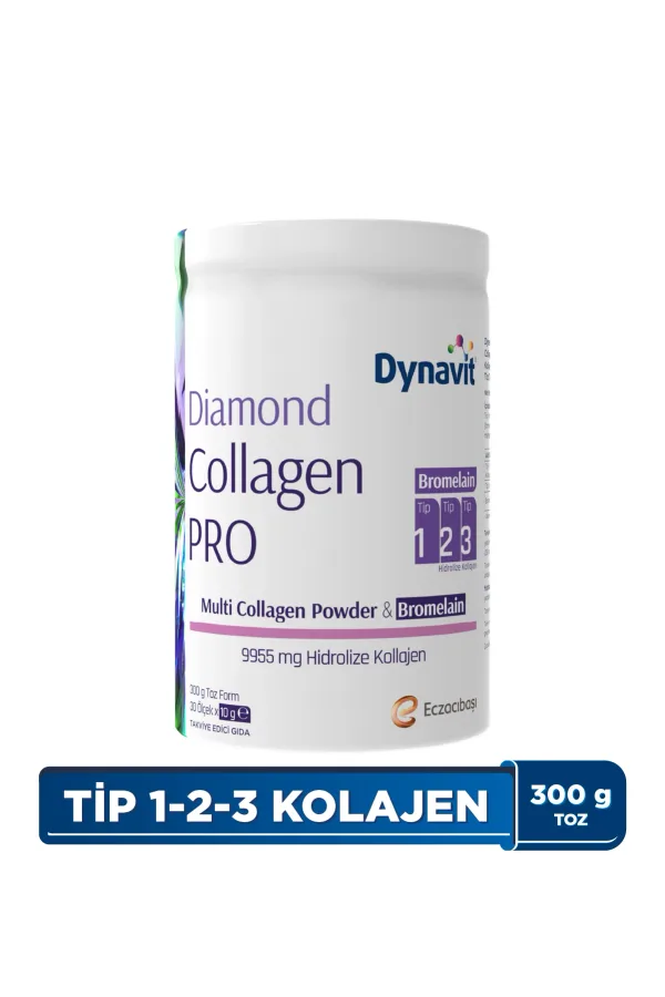 Dynavit DYNAVIT DIAMOND COLLAGEN PRO ORAL TOZ PLASTIK KUTU