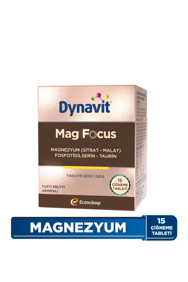 DYNAVIT MAG FOCUS ÇİĞNENEBİLİR TABLET