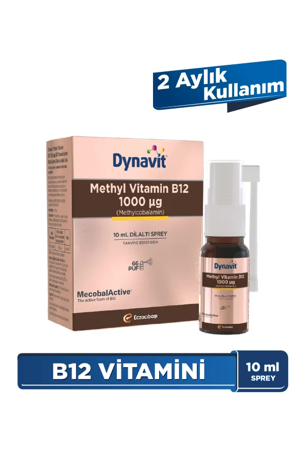 DYNAVIT METHYL VITAMIN B12 DİLALTI SPREY
