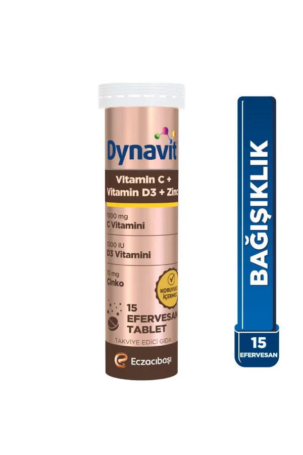 DYNAVIT VİTAMİN C + VİTAMİN D3 + ÇİNKO EFERVESAN TABLET