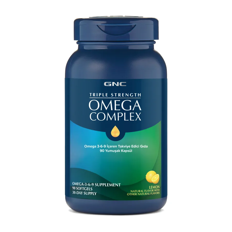 Triple Strength Omega Complex - 90 Yumuşak Kapsül