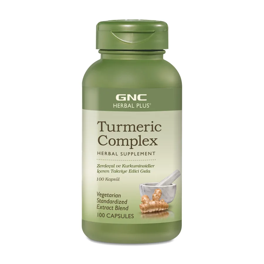GNC Herbal Plus Turmeric Complex - 100 Kapsül