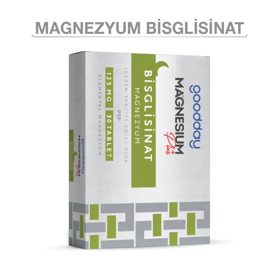 GOODDAY MAGNESIUM PLUS MAGNEZYUM BİSGLİNAT TABLET
