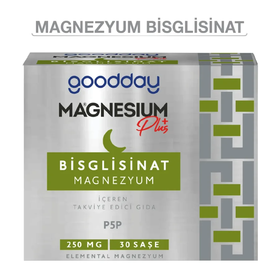 GoodDay GOODDAY MAGNESIUM PLUS MAGNEZYUM BISGLISINAT SAŞE