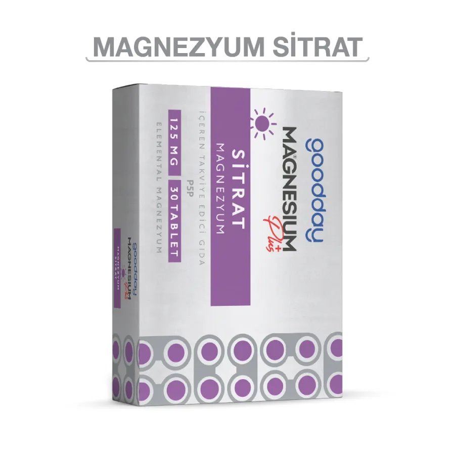 GoodDay GOODDAY MAGNESIUM PLUS MAGNEZYUM SİTRAT TABLET