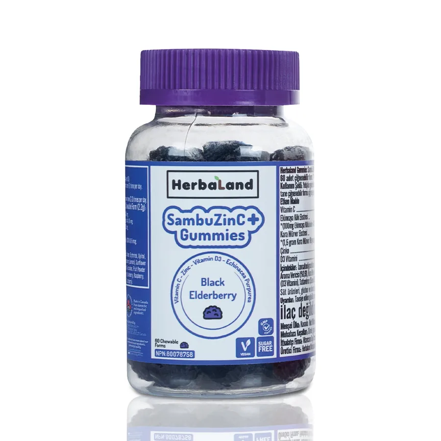 HERBALAND SAMBUZINC+ ÇİĞNENEBİLİR FORM