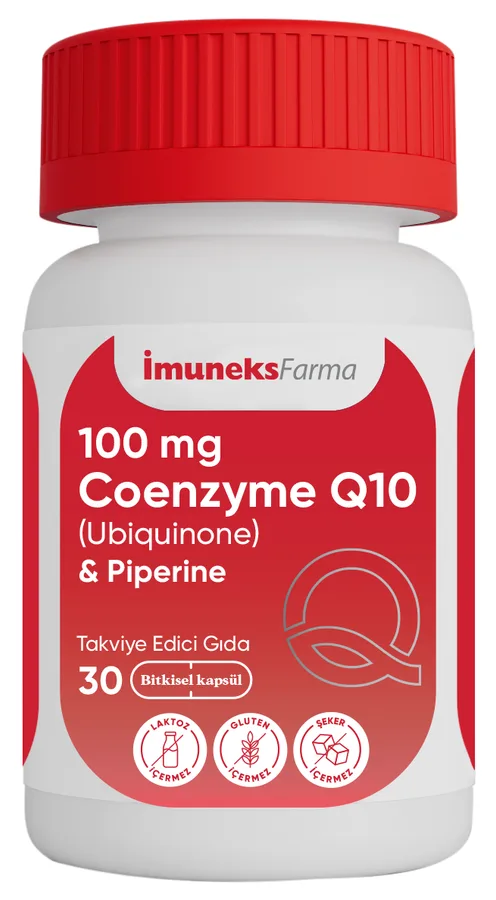İmuneks IMUNEKS FARMA COENZYME Q10 (UBIQUINONE) & PIPERINE 100 MG KAPSÜL