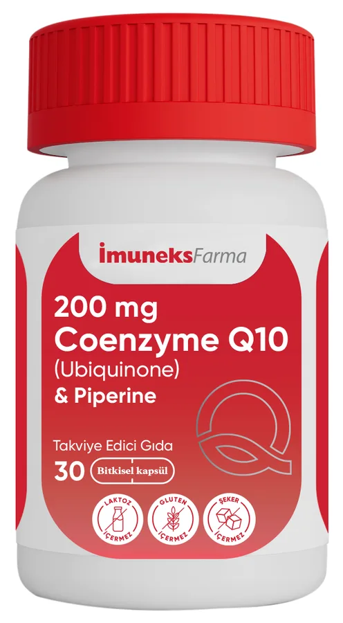 İmuneks IMUNEKS FARMA COENZYME Q10 (UBIQUINONE) & PIPERINE 200 MG KAPSÜL