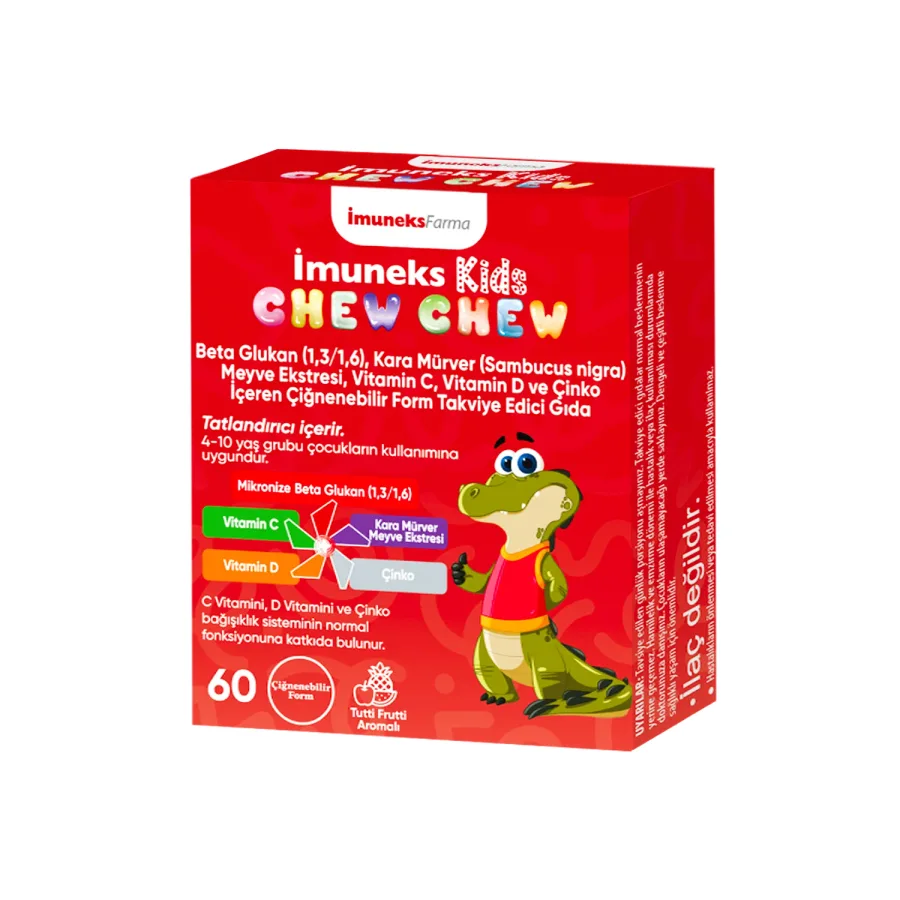 IMUNEKS FARMA IMUNEKS KIDS CHEW ÇİĞNENEBİLİR FORM