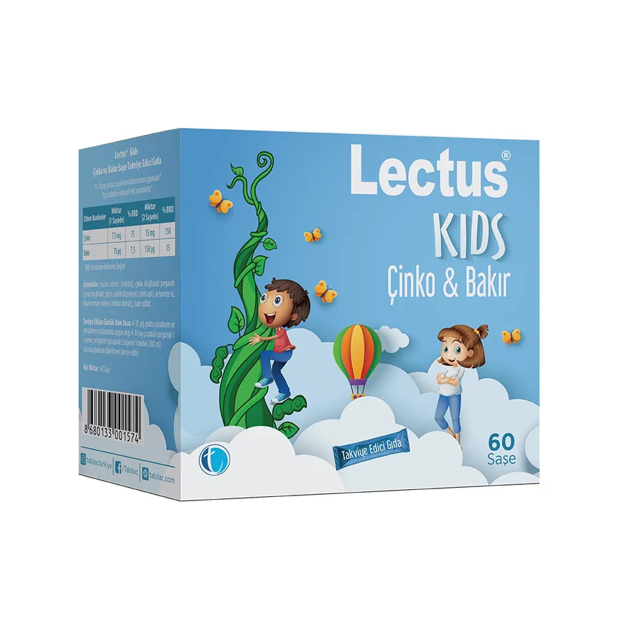 TAB Vitamins LECTUS KİDS ÇİNKO & BAKIR SAŞE