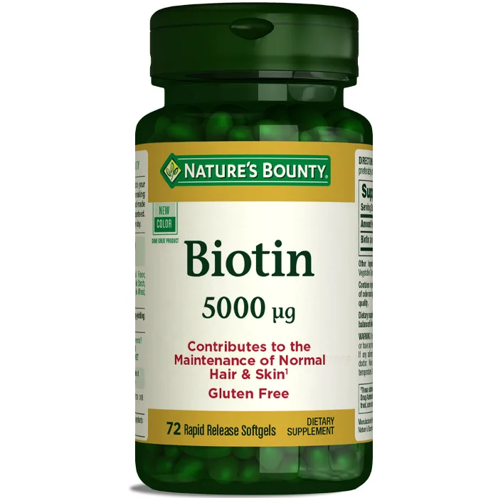 NATURE'S BOUNTY BIOTIN 5000 MCG KAPSÜL
