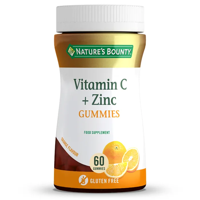 NATURE'S BOUNTY VITAMIN C + ZINC ÇİĞNENEBİLİR FORM