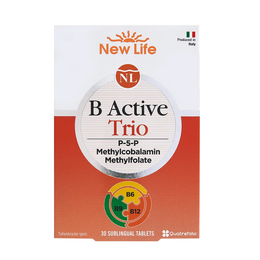 New Life NEW LIFE B ACTIVE TRIO DİLALTI TABLET