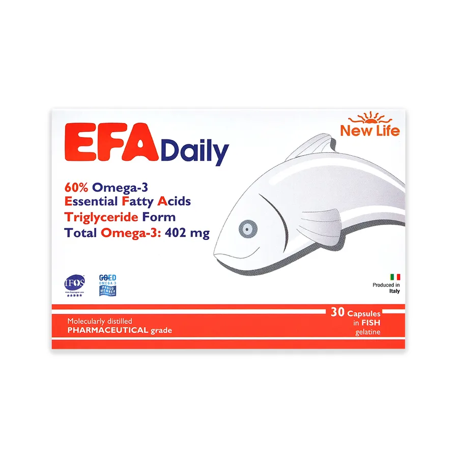 NEW LIFE - EFA DAILY BALIK YAĞI İÇEREN TAKVİYE EDİCİ GIDA 30 kapsül