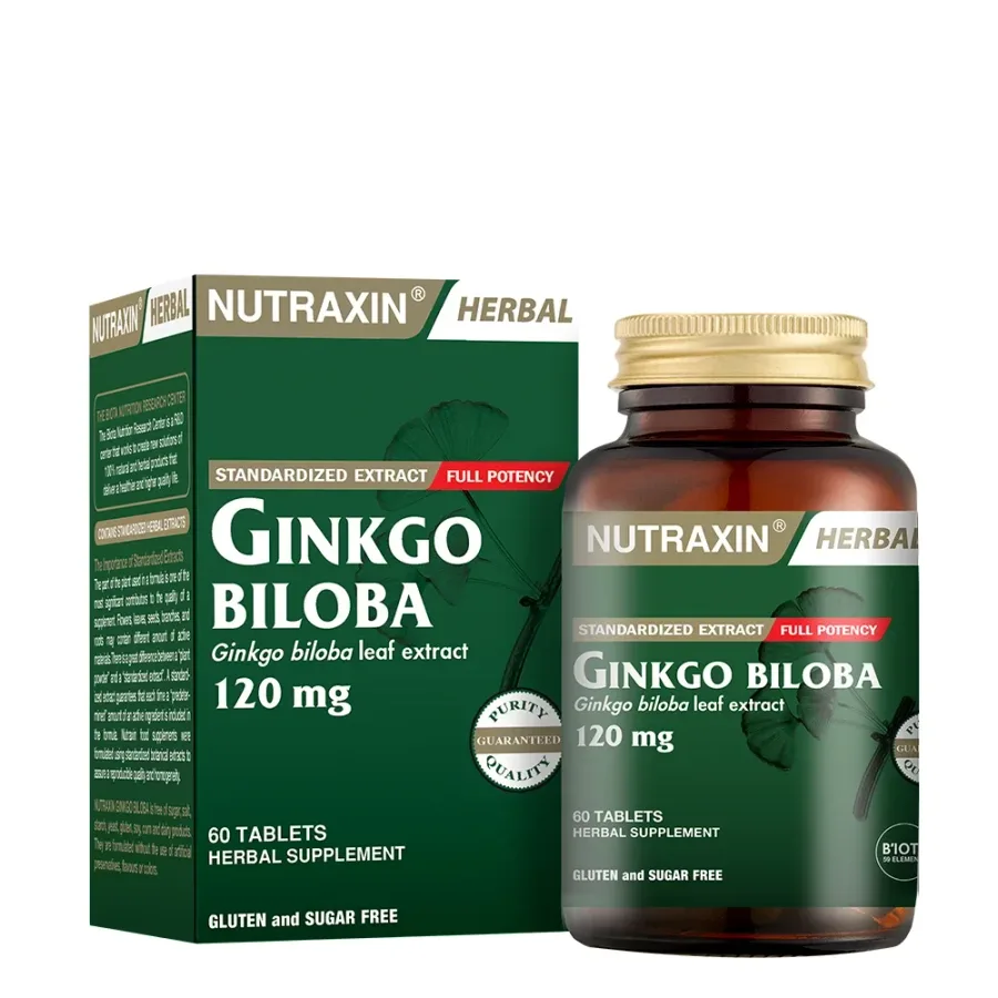 Nutraxin NUTRAXIN HERBAL GINKGO BILOBA TABLET