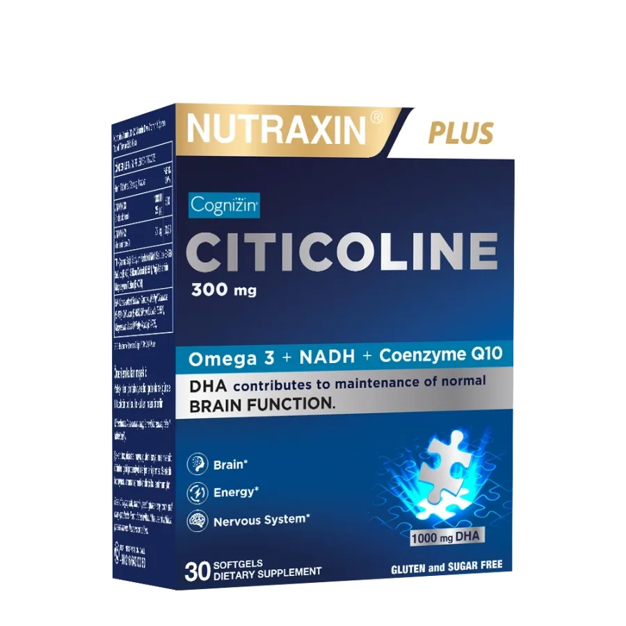 NUTRAXIN PLUS CITICOLINE YUMUŞAK KAPSÜL