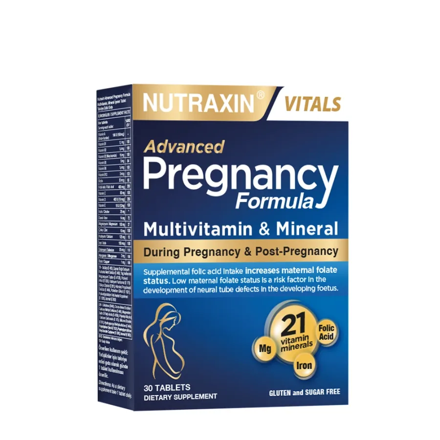 NUTRAXIN VITALS ADVANCED PREGNANCY FORMULA TABLET
