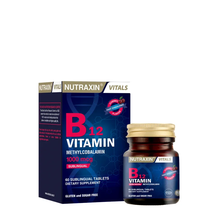 Nutraxin NUTRAXIN VITALS B12 VITAMIN SUBLINGUAL TABLET