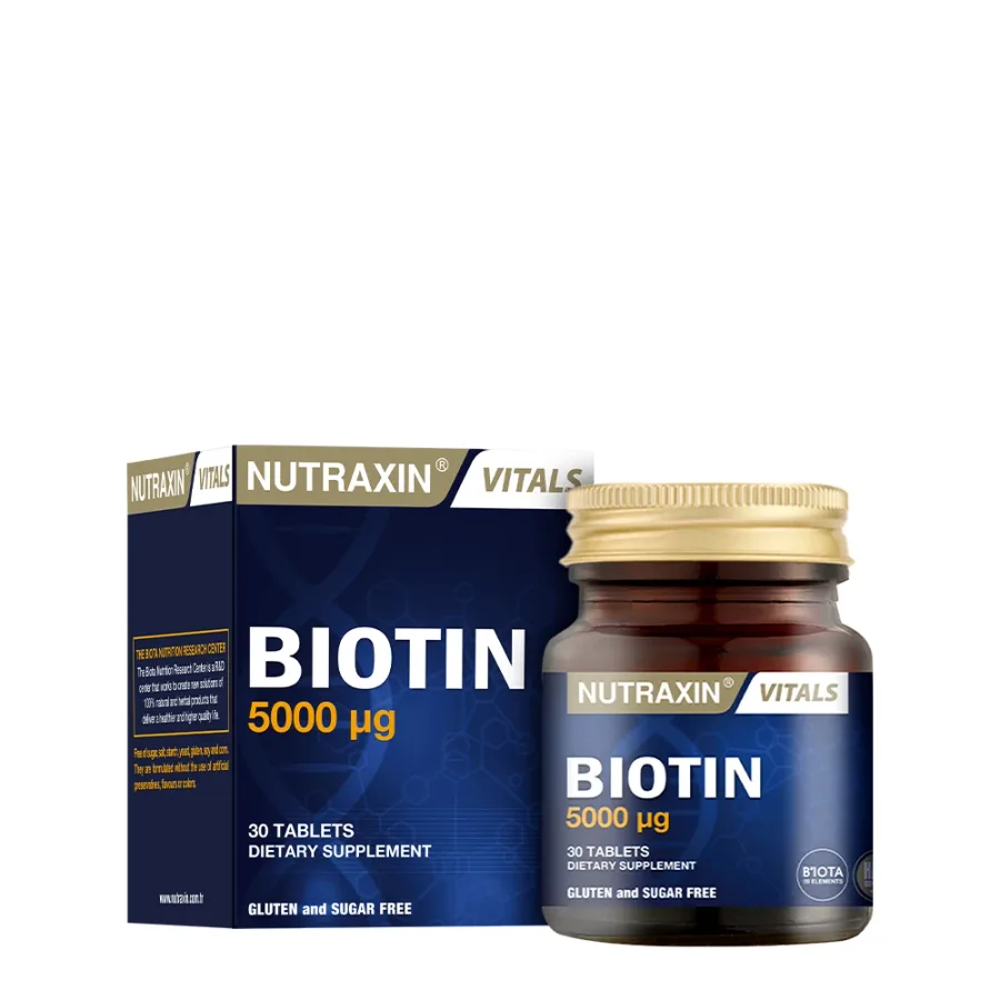 Nutraxin NUTRAXIN VITALS BIOTIN 5000 MCG TABLET