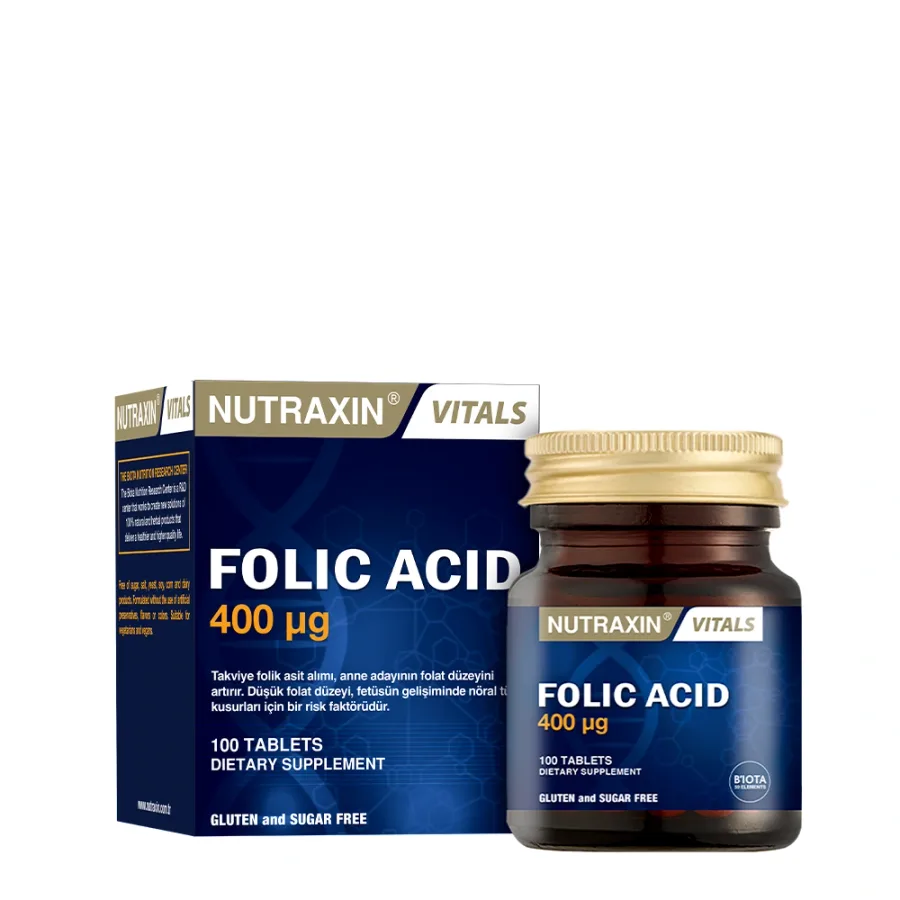 Nutraxin NUTRAXIN VITALS FOLİK ASİT TABLET