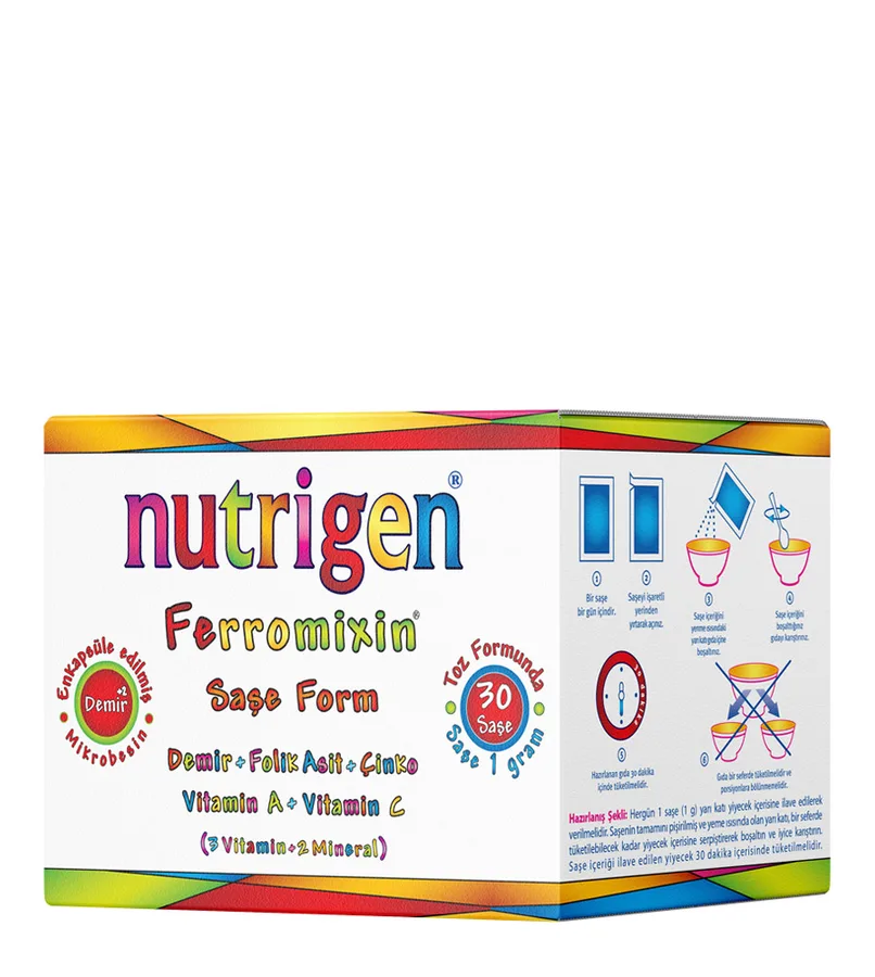 NUTRIGEN FERROMIXIN ORAL TOZ SAŞE