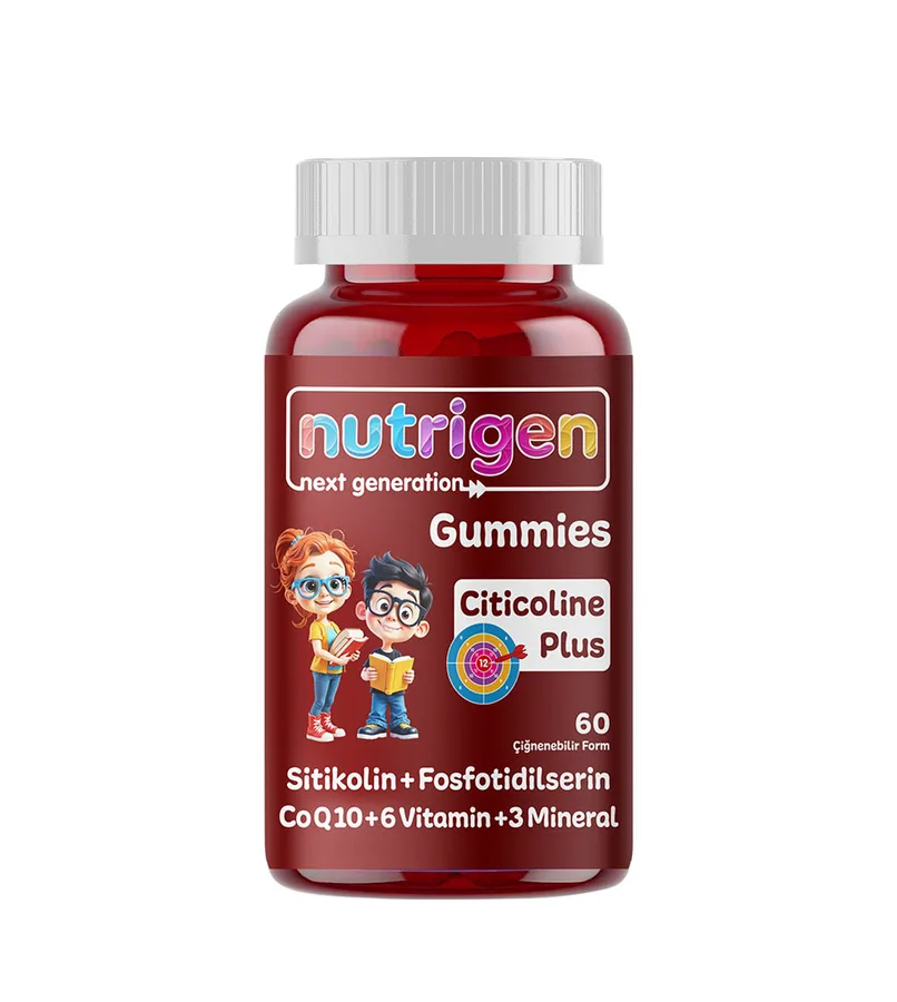 NUTRIGEN GUMMIES CITICOLINE PLUS ÇİĞNENEBİLİR FORM