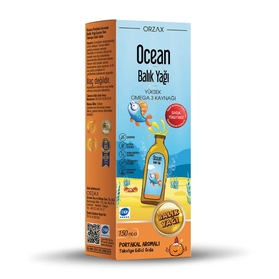 OCEAN PORTAKAL AROMALI BALIK YAĞI