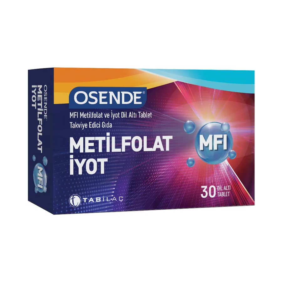 OSENDE METİLFOLAT İYOT DİL ALTI TABLET