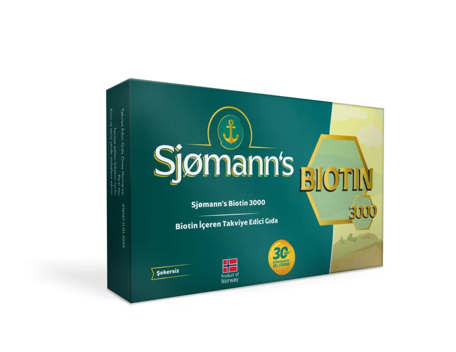 EasyVit SJØMANN'S BIOTIN 3000 ÇİĞNENEBİLİR JEL FORM