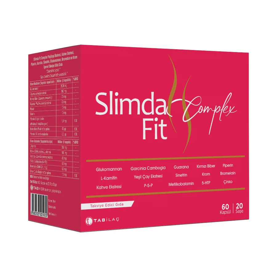 TAB Vitamins SLIMDA FIT COMPLEX KAPSÜL + SAŞE