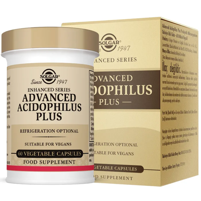 Solgar SOLGAR ADVANCED ACIDOPHILUS PLUS KAPSÜL