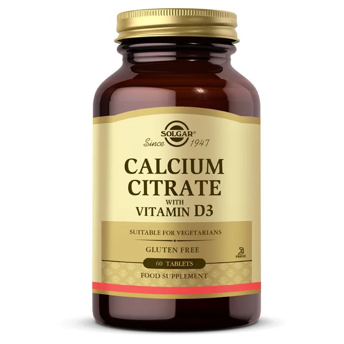 Solgar SOLGAR CALCIUM CITRATE WITH VITAMIN D3 TABLET
