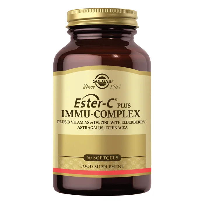 Solgar SOLGAR ESTER-C PLUS IMMU-COMPLEX YUMUŞAK JELATİN KAPSÜL