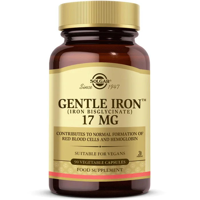 SOLGAR GENTLE IRON 17 MG KAPSÜL