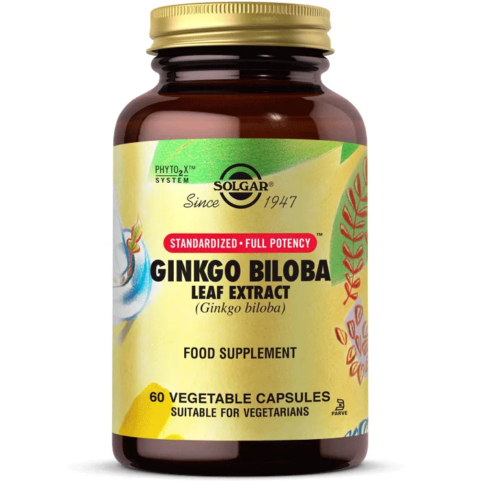 SOLGAR GINKGO BILOBA LEAF EXTRACT KAPSÜL