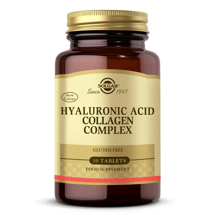 SOLGAR HYALURONIC ACID COLLAGEN COMPLEX TABLET