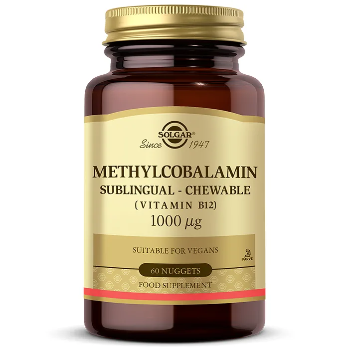 SOLGAR METHYLCOBALAMIN (VITAMIN B12) 1000 MCG DİLALTI TABLET