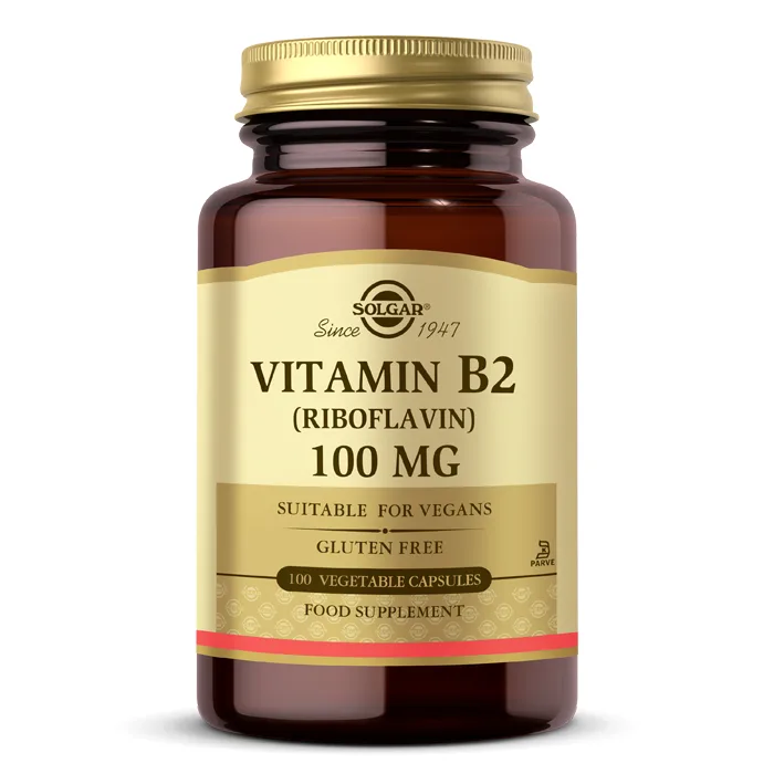 SOLGAR VITAMIN B2 (RIBOFLAVIN) 100 MG KAPSÜL