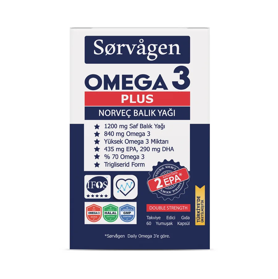 Sorvagen SORVAGEN OMEGA 3 PLUS YUMUŞAK KAPSÜL