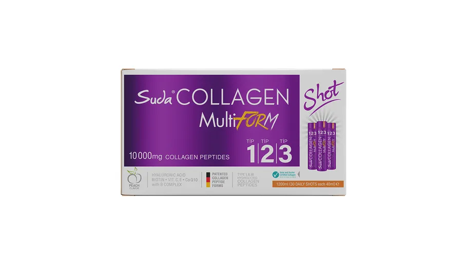 SUDA COLLAGEN MULTIFORM İÇİME HAZIR SIVI (ŞEFTALİ AROMALI)