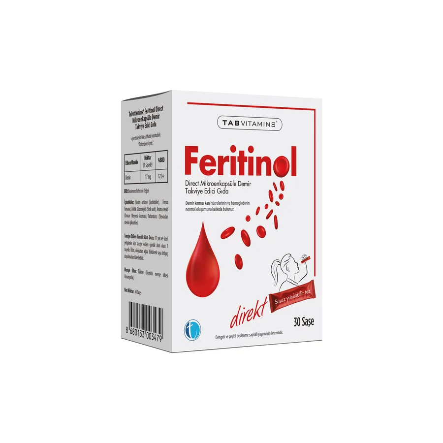 TABVITAMINS FERITINOL DIRECT SAŞE
