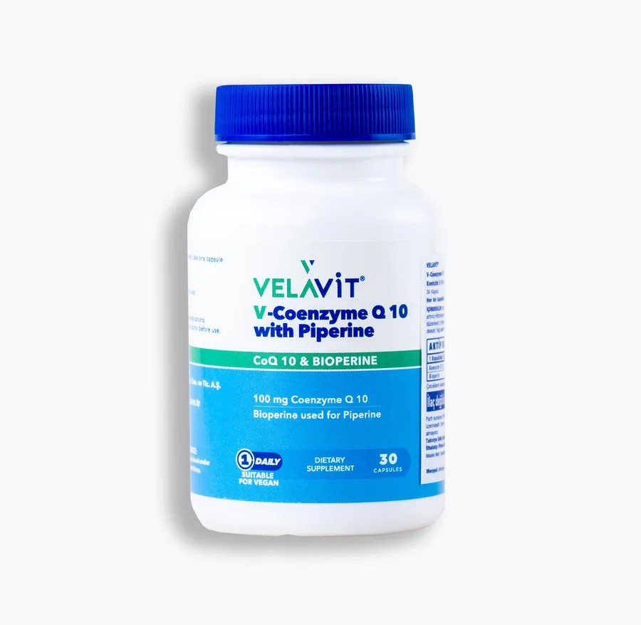 Velavit VELAVİT V-COENZYME Q10 WITH PIPERINE KAPSÜL