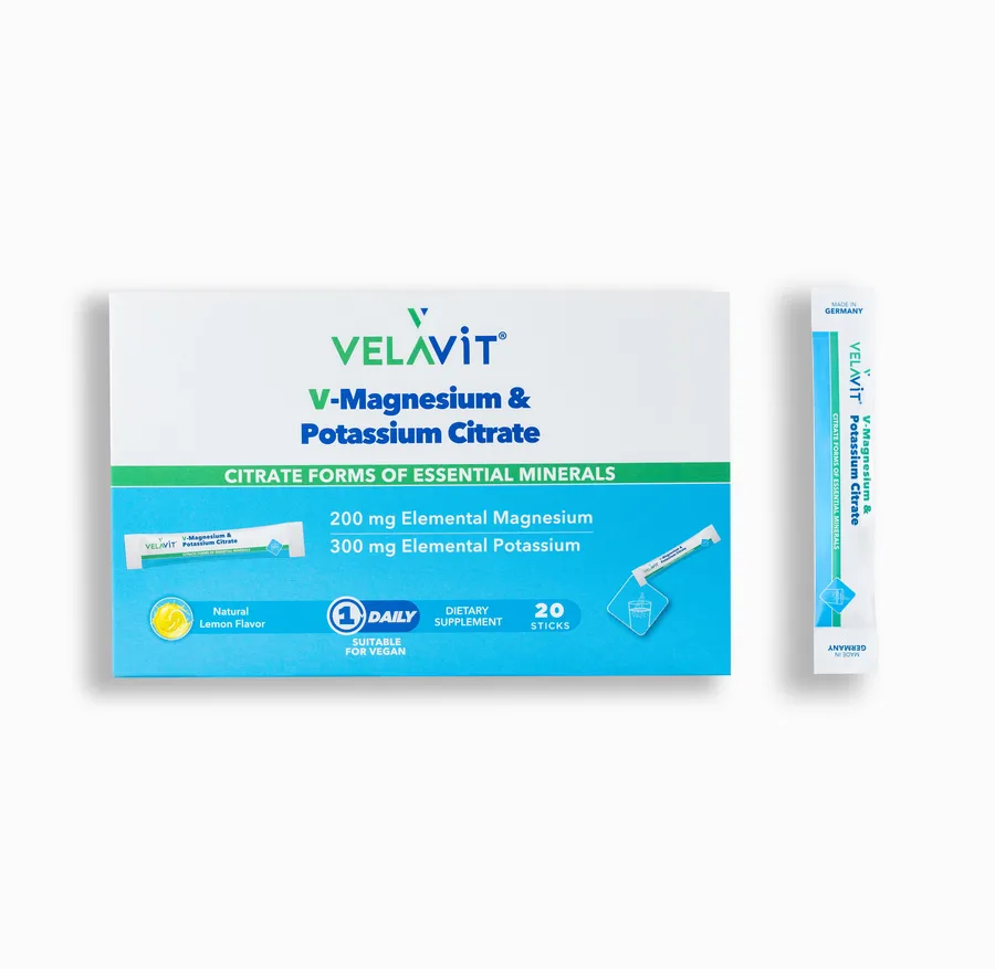 VELAVİT V-MAGNESIUM & POTASSIUM CITRATE SAŞE