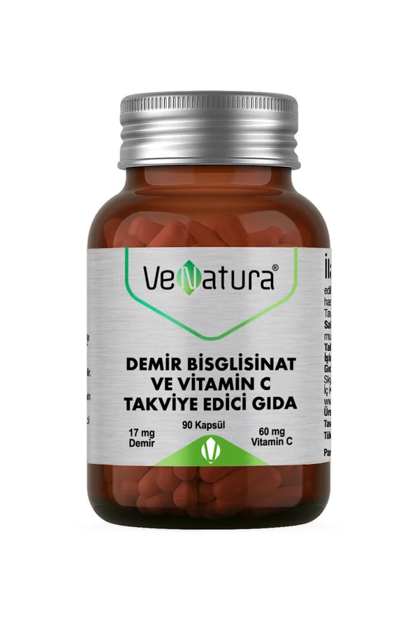 VENATURA DEMİRBİSGLİSİNAT VE VİTAMİN C KAPSÜL