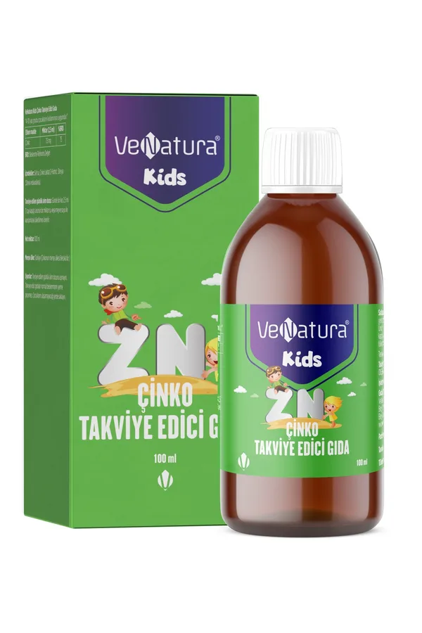 VENATURA KIDS ÇİNKO ORAL SIVI CAM ŞİŞE
