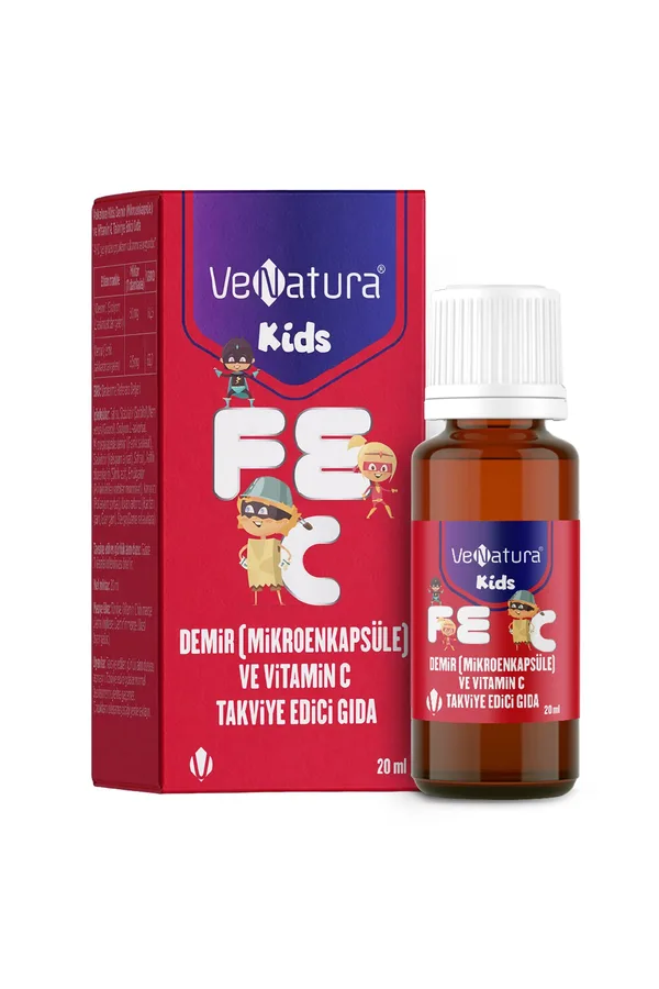 VeNatura VENATURA KIDS DEMİR VE VİTAMİN C ORAL DAMLA